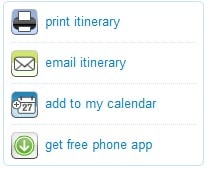 Print itinerary