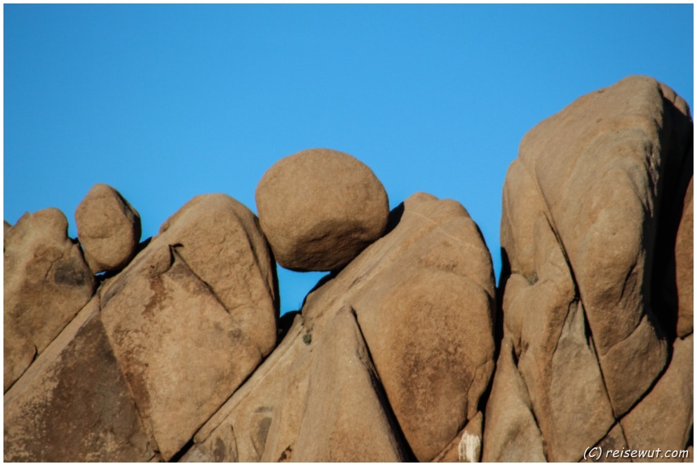 Der Kugelfelsen bei den Jumbo Rocks am gleichnamigen Campgound