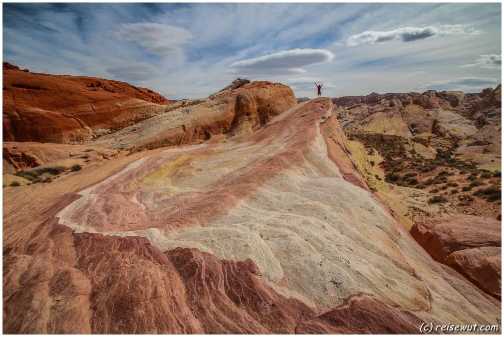 Auch den Crazy Hill im Valley of Fire habe ich dieses Mal besucht