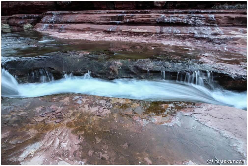 Der "Crack" im Slide Rock State Park