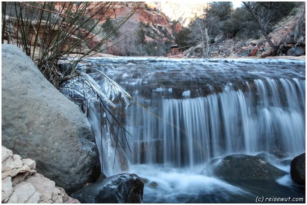 Slide Rock State Park ... leicht gefroren