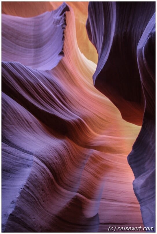 Farbspiel im Lower Antelope Canyon