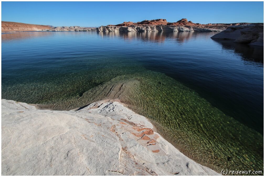 Lake Powell ... mal ganz nah unten am Ufer