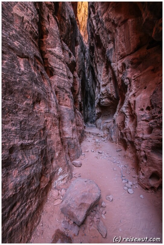 Jennys Canyon, ein kurzer Slotcanoyn im Snow Canyon State Park