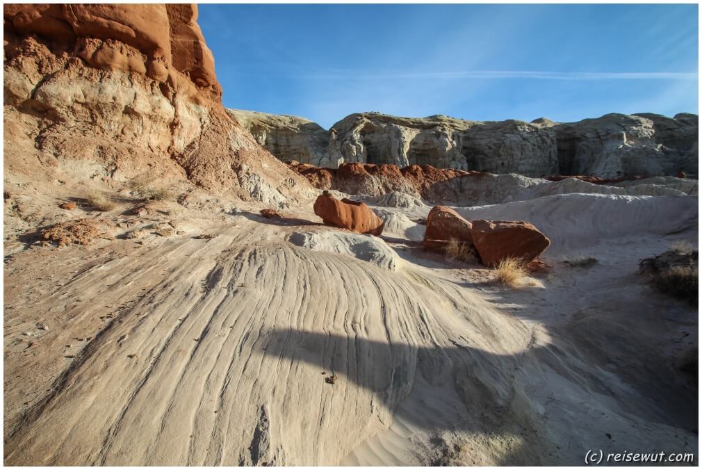 Gesteinsformation bei den Toadstool Hoodoos