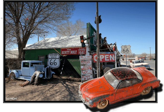 Seligman an der Old Route 66