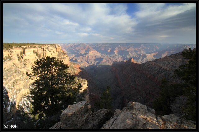 Grand Canyon South Rim am frühen Morgen