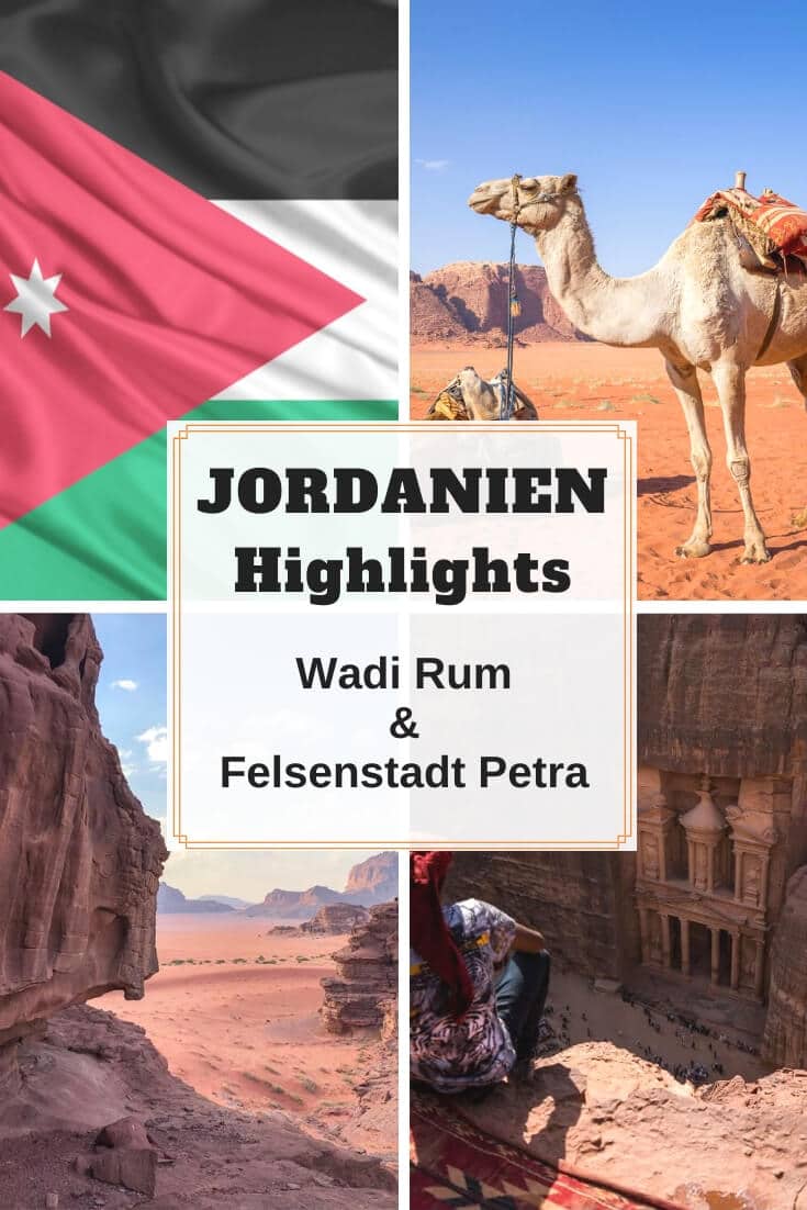 Pinterest Pin | Jordanien Reise Highlights