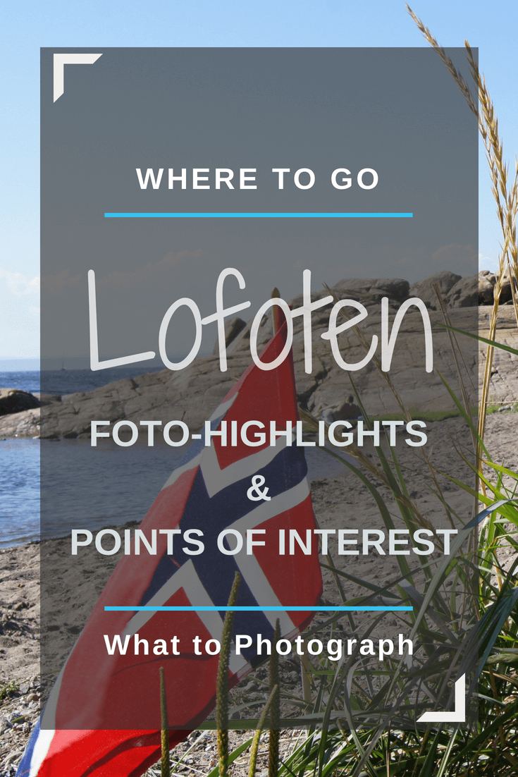Lofoten Karte Sehenswürdigkeiten | Pinterest Pin