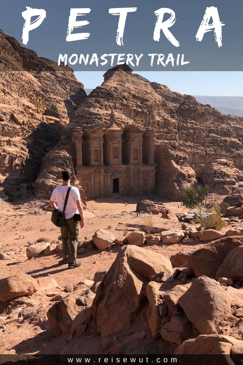 Monastery Trail in Petra - Pinterest Pin