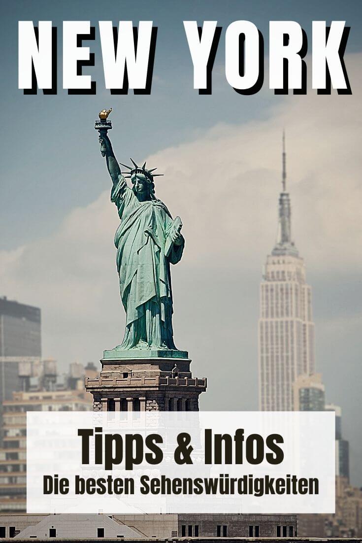 New York Sehenswürdigkeiten | Pinterest Pin