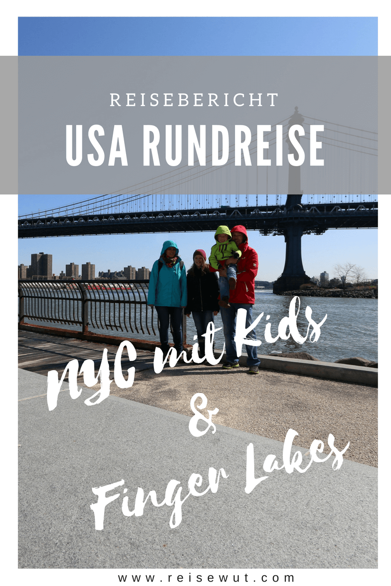 NYC & Finger Lakes Rundreise | Pinterest Pin