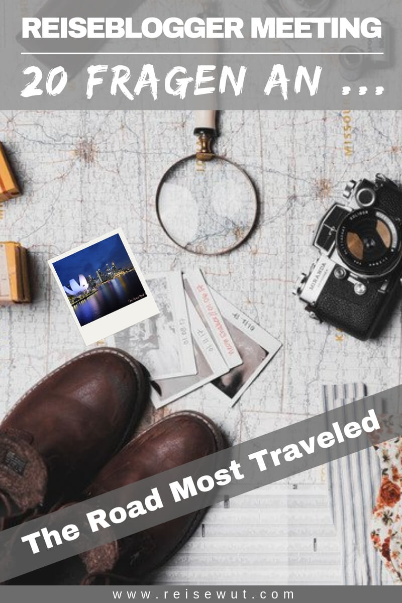 Reiseblogger Meeting The Road Most Traveled - Pinterest Pin