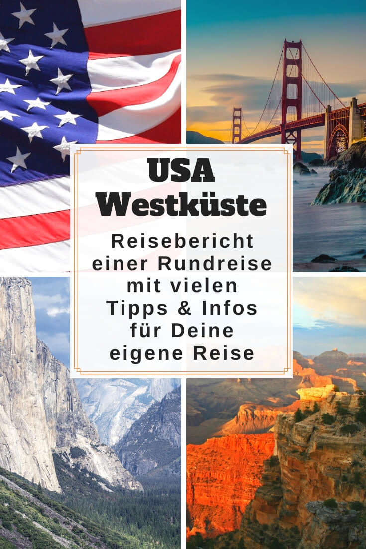 USA Westküste Rundreise | Pinterest Pin