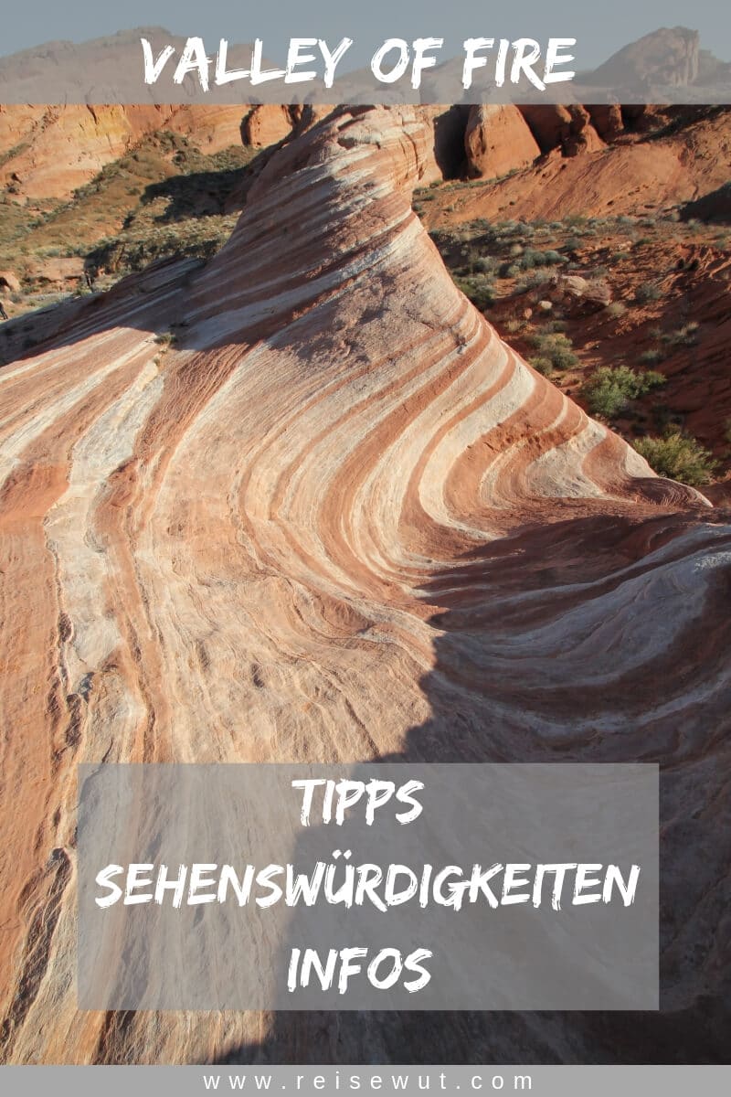 Valley of Fire Tipps Sehenswürdigkeiten - Pinterest Pin