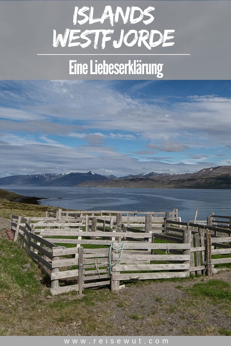 Liebesbrief an die Westfjorde - Pinterest Pin