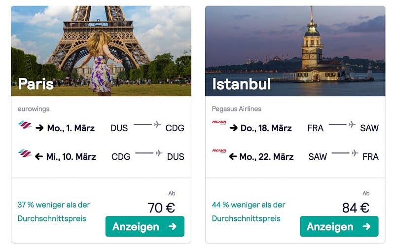 Zum Black Friday gibt es bei vielen Airlines wirklich gute Sondertarife