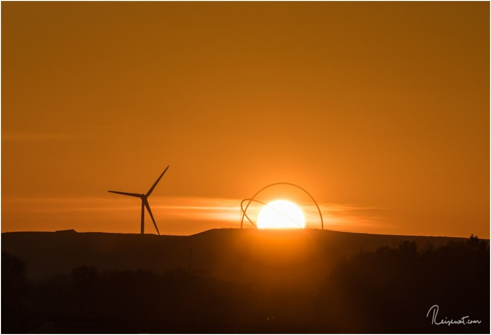 Sonnenuntergang im Horizontobservatorium