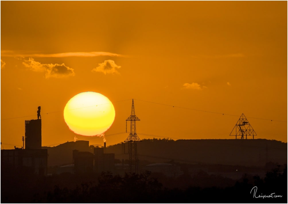 Sonnenuntergang über dem Nordsternpark
