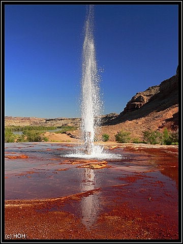 Der Ausbruch des Crystal Geyser