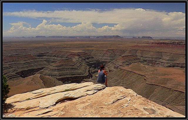 Frauchen am Muley Point