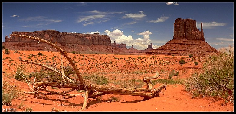 Das klassische Panorama vom Monument Valley