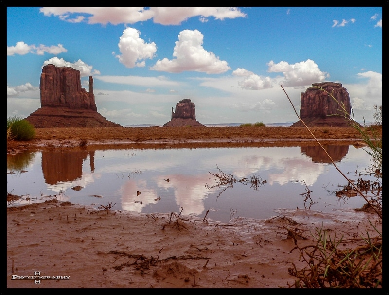 Monument Valley Buttes Reflektion