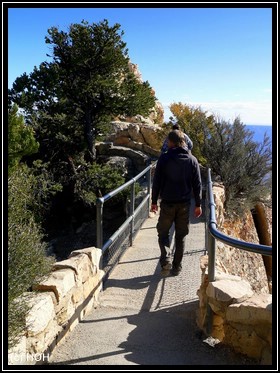 Der Trail am Rim entlang