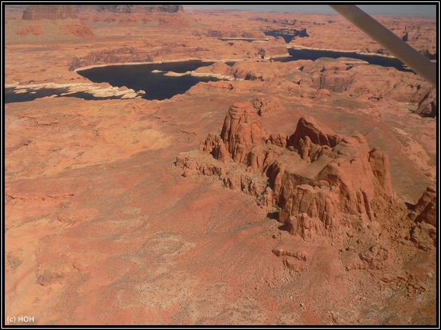 Luftaufnahme vom Lake Powell