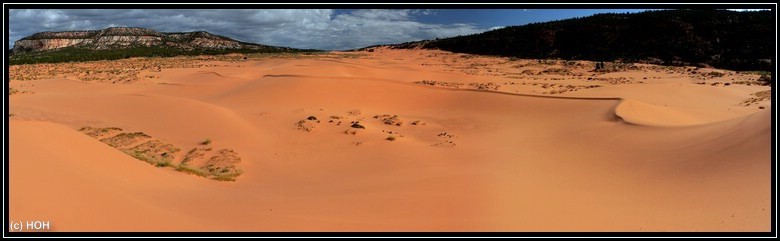 Coral Pink Sand Dunes Panorama