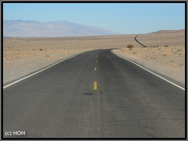 Scenic Road durch das Death Valley