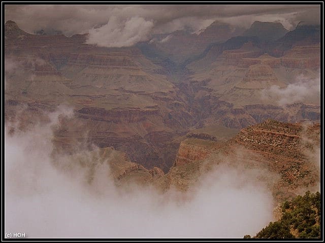 Cloudy Day at Grand Canyon