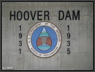 Hoover Damm Sign