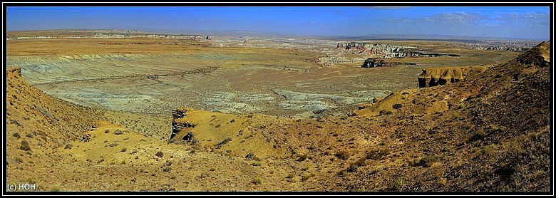 Blick hinab ins Tal des Upper Coal Mine Canyon