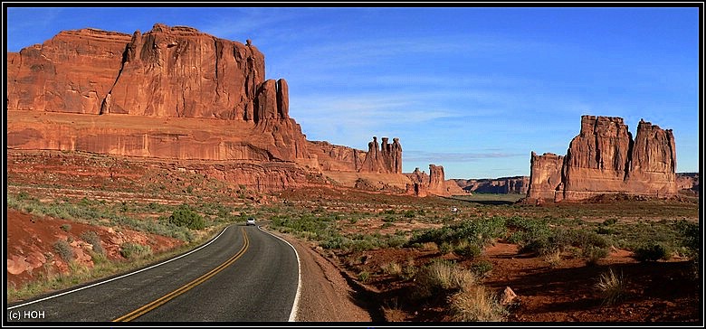 Scenic Road durch den Arches National Park