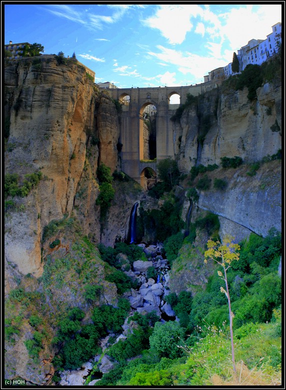 Erste Station unserer Andalusien Rundreise, die Puente Nuevo in Ronda