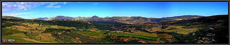 Ronda Panorama, so sieht also Andalusien aus