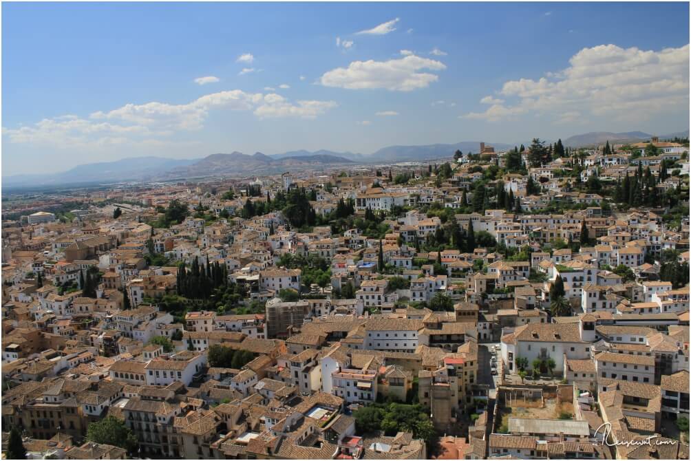 Blick auf das Stadtviertel Albayzín