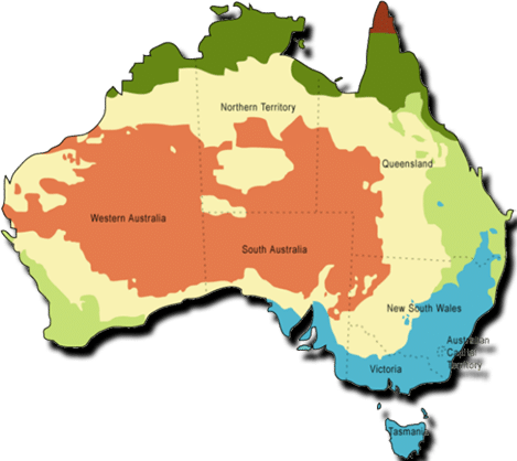 Klimazonen Infos für Deine Australien Reise