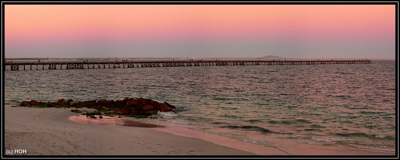 Sunset am Pier in Esperance