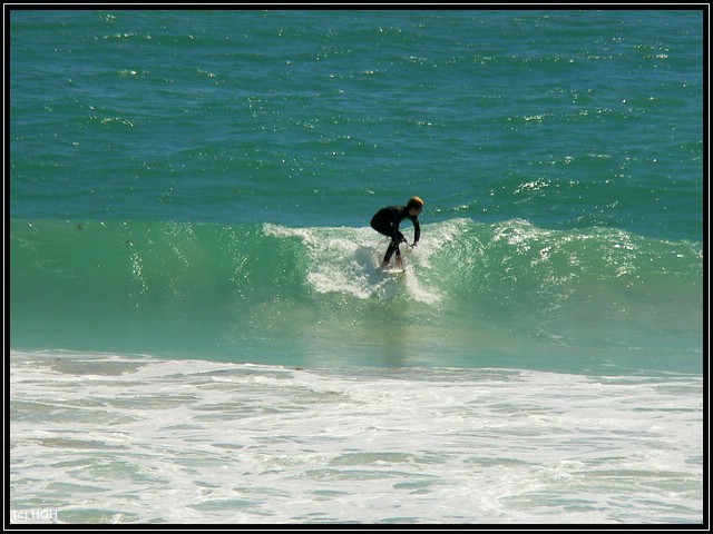 Surfer beim Wettbewerb
