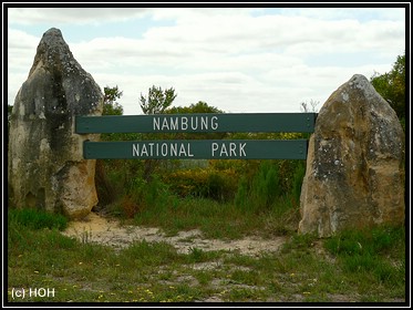 Eingang zum Nambung National Park