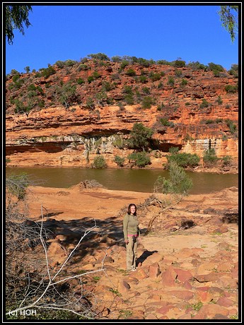 Wanderung am Murchison River entlang