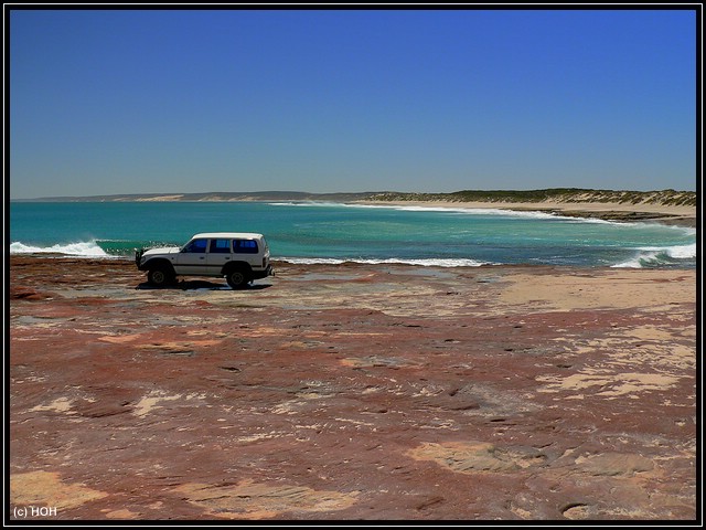 Parkplatz bei Red Bluff