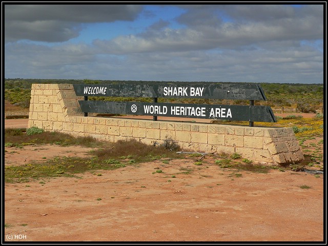 Shark Bay Sign