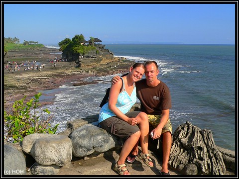 Wir vor Tanah Lot