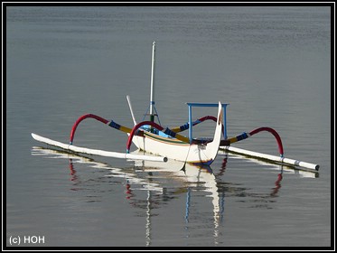 Traditionelles Holzboot