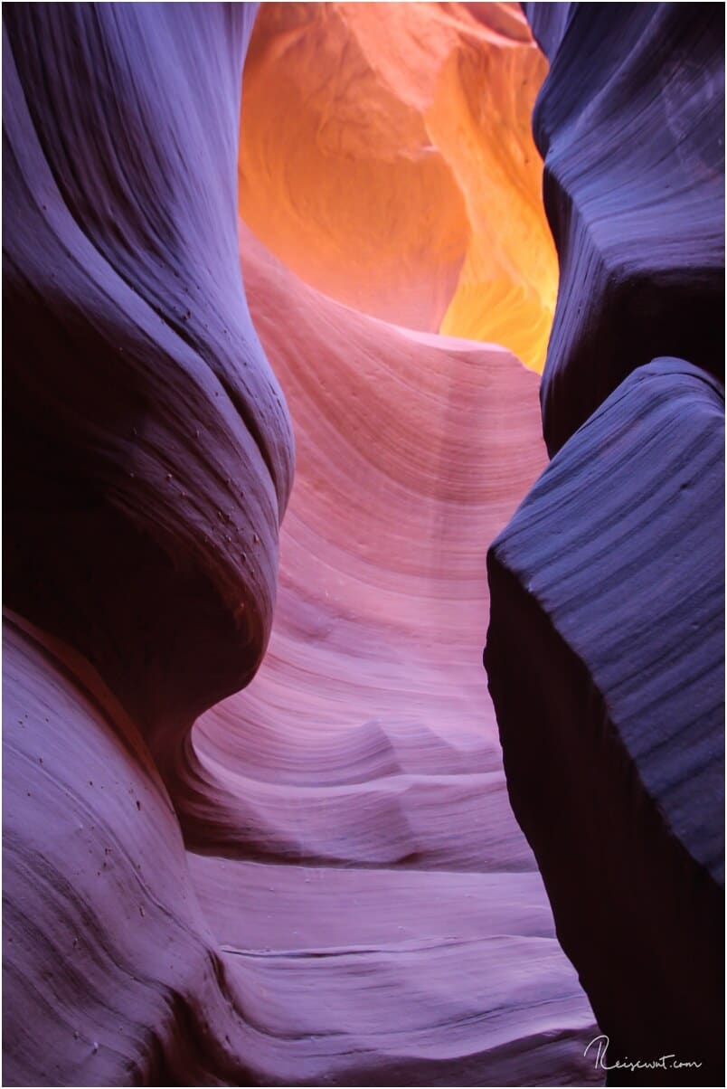 Ein Spektakel aus Formen und Farben erwartet Dich im Lower Antelope Canyon