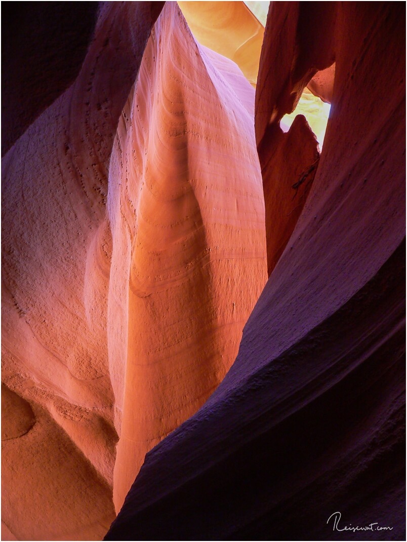 Diesen Mini-Arch findet man ganz am Ende des Lower Antelope, noch hinter der Treppe die nach oben führt