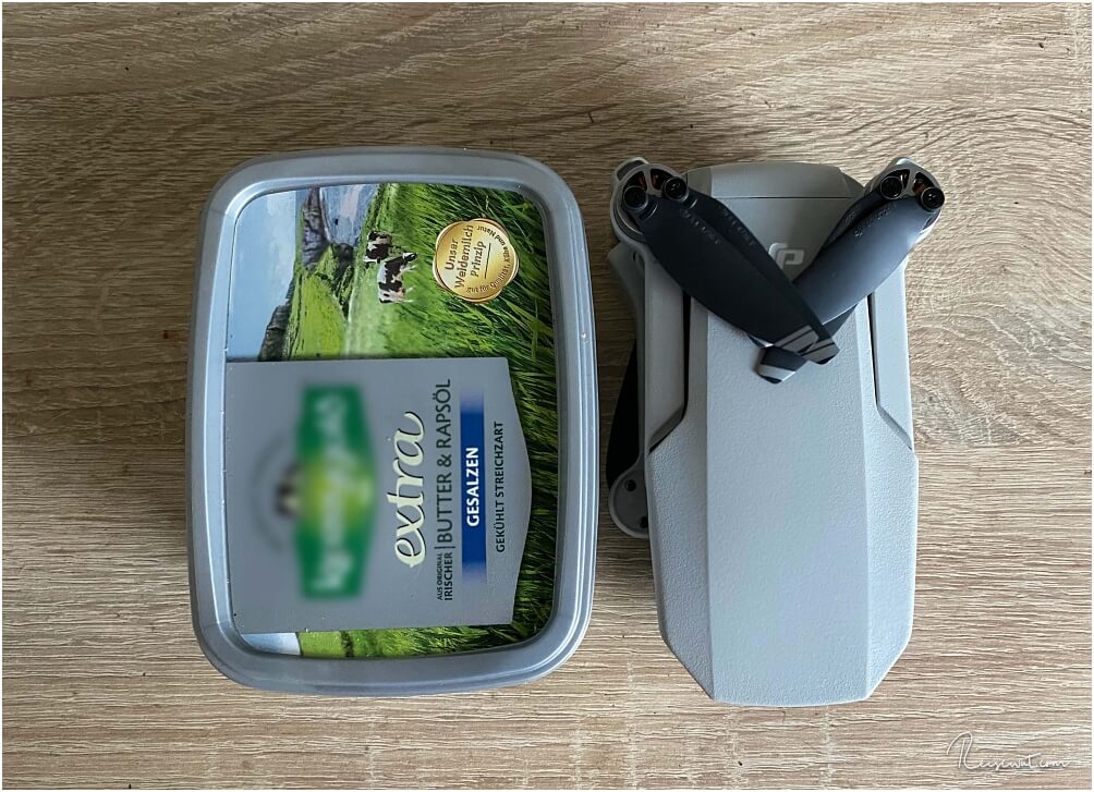 Die DJI Mavic Mini ist noch einmal eine ganze Ecke kleiner als die Mavic Pro